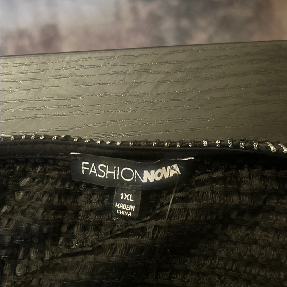 Fashion Nova Black Mesh Swim Coverup - Picture 5 of 15